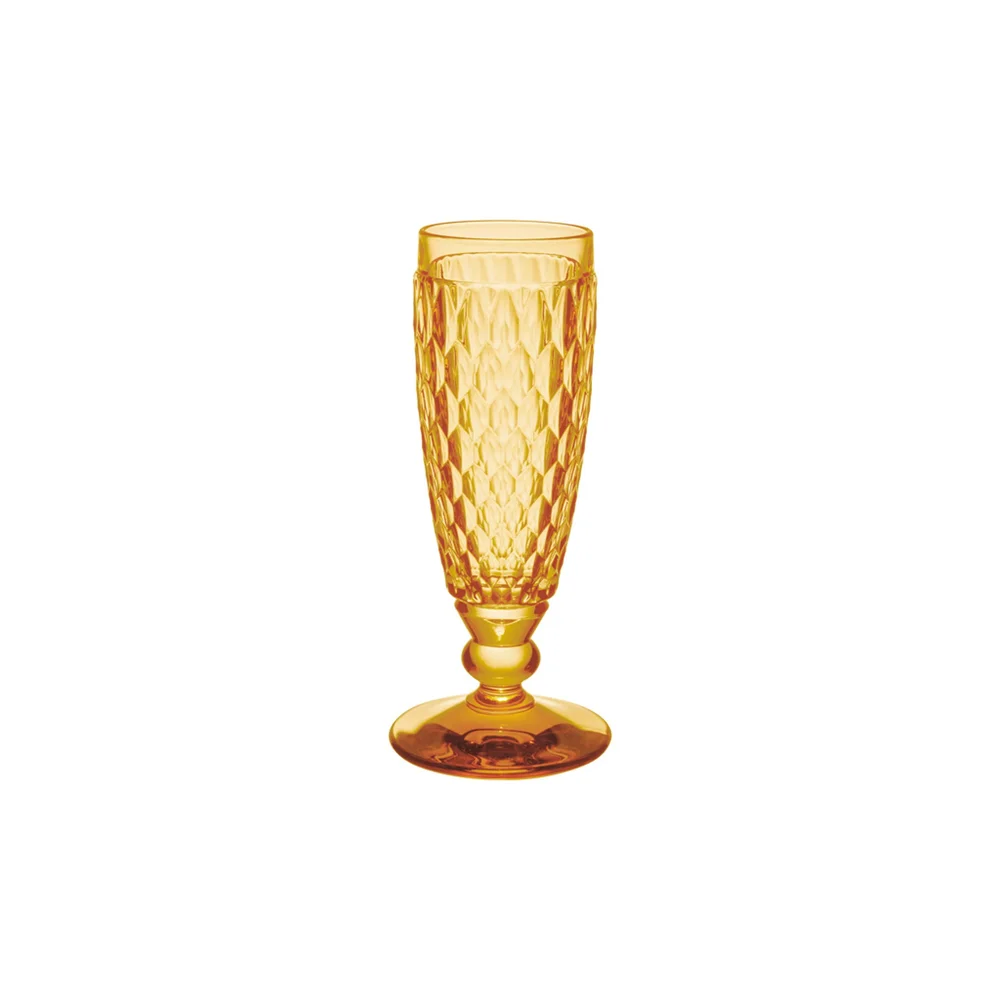 Sklenice na šampaňské Boston Coloured Saffron, 145 ml
