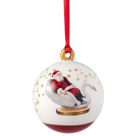 Vánoční koule Annual Christmas Edition 2024, 6,4 cm