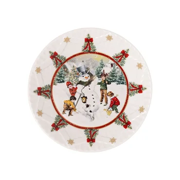 Villeroy & Boch Nízká mísa Toy’s Fantasy, Stavění sněhuláka, Ø 25 cm