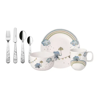Villeroy & Boch Dětská jídelní sada Walk like an Elephant, 7 ks