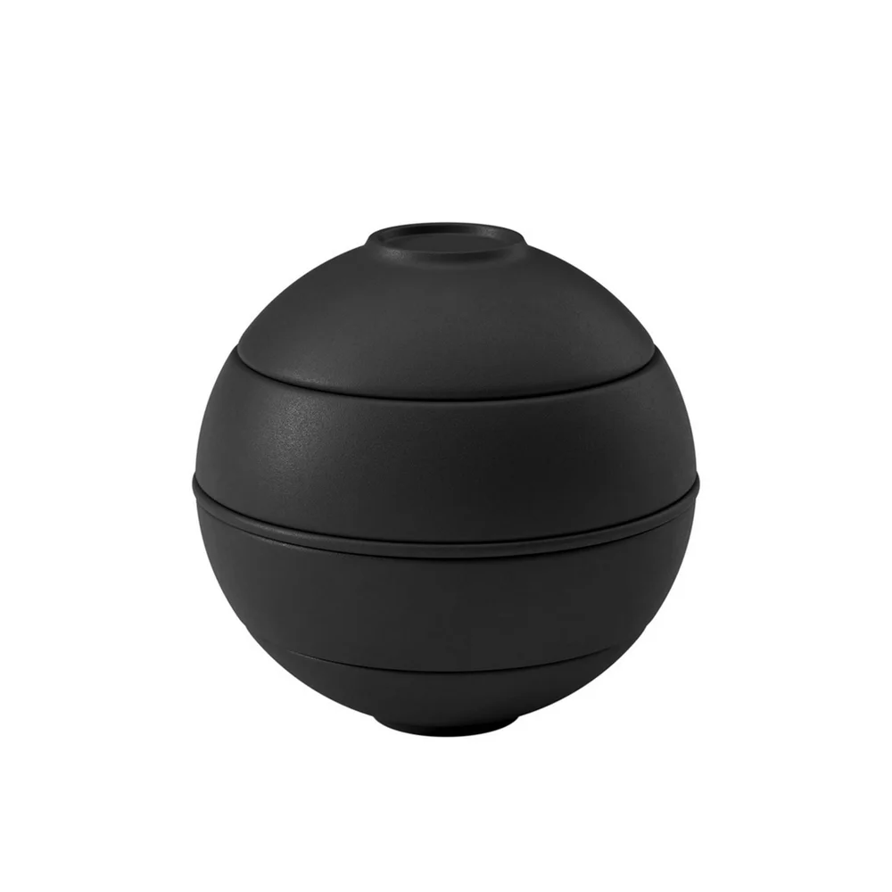La petite Boule jídelní sada, černá, 5 ks