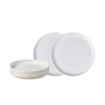 Villeroy & Boch Jídelní sada talířů Crafted Cotton, 4 ks