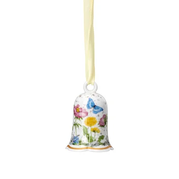Rosenthal Velikonoční porcelánová závěsná dekorace zvonek "Tanec jara", 7,2 cm