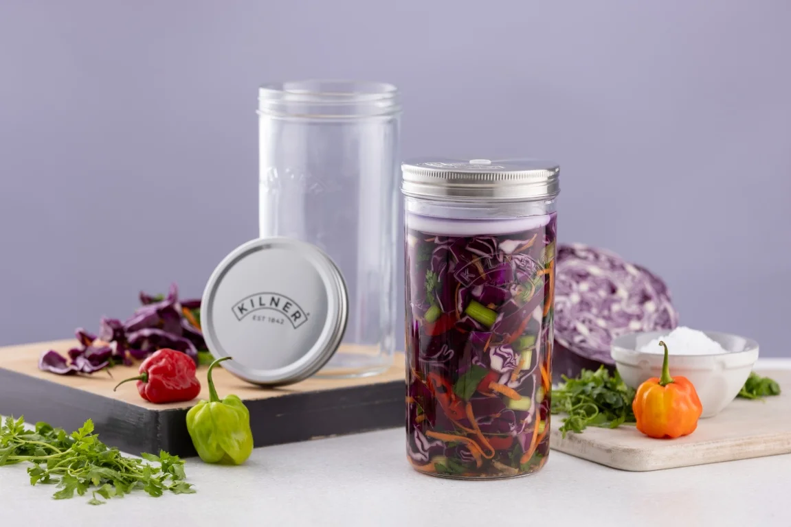 0025.083Kilner 1L Wide mouth fermentation jar set-3 (Střední)