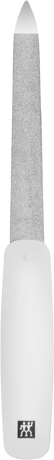 Safírový pilník Classic Inox, bílý, 13 cm