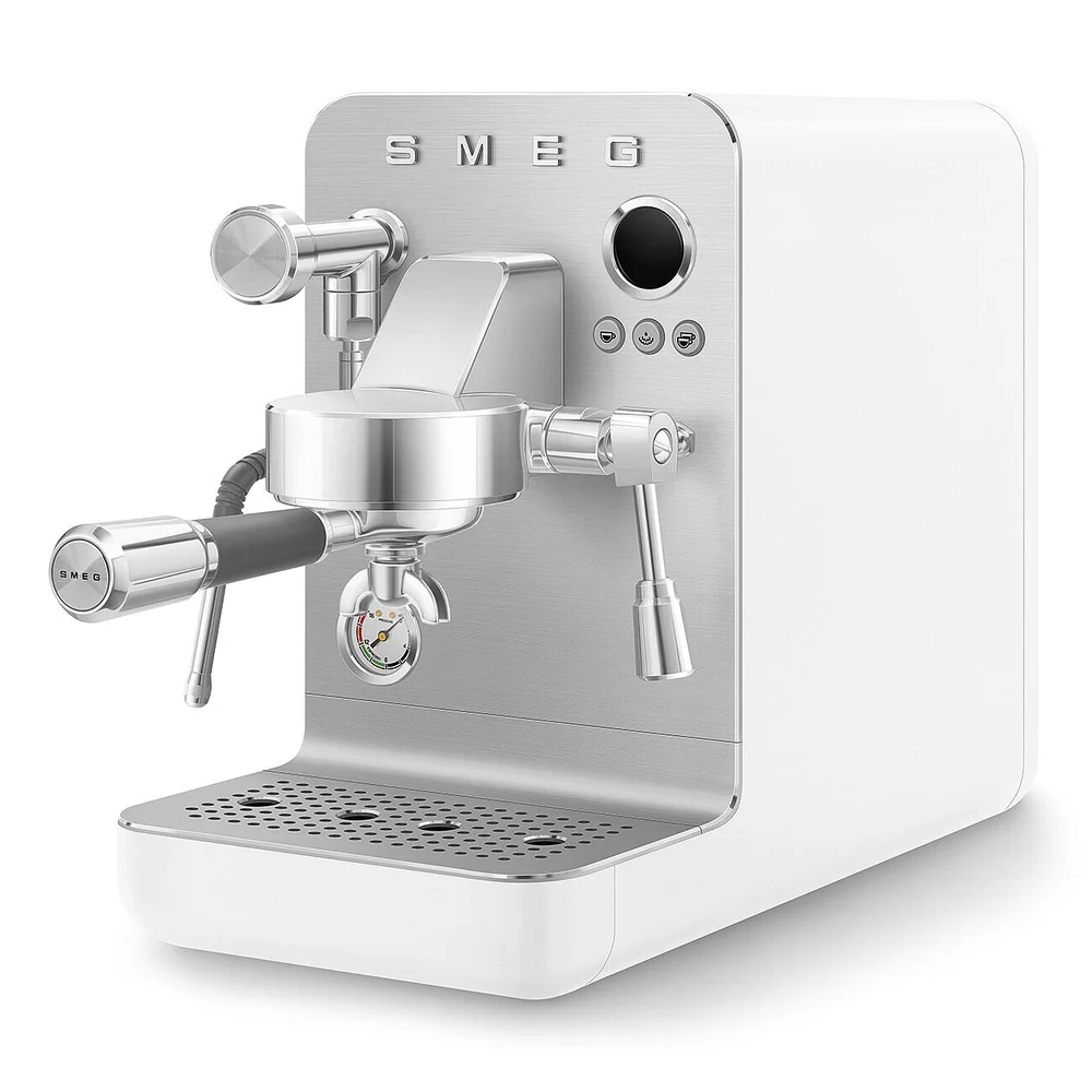 Ruční pákový kávovar Minipro espresso EMC02, bílá