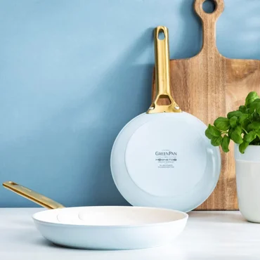 GreenPan Sada 2 nepřilnavých keramických pánví Padova 20 + 26 cm, světle modrá
