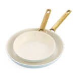 GreenPan Sada 2 nepřilnavých keramických pánví Padova 20 + 26 cm, světle modrá