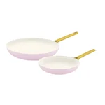 GreenPan Sada 2 nepřilnavých keramických pánví Padova 20 + 26 cm, pastelově růžová