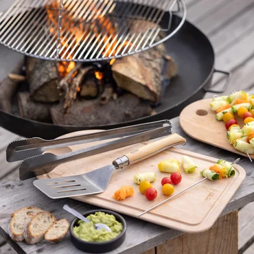 Opinel BBQ set, nůž N°12, obracečka, kleště