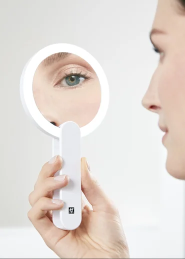 Zwilling Beauty Skládací zvětšovací zrcátko s LED podsvícením Premium