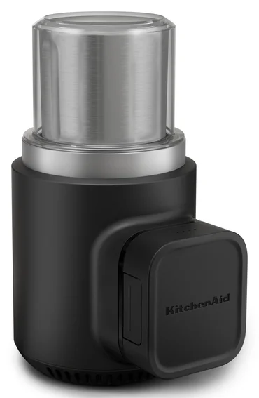 KitchenAid Bezdrátový mlýnek na kávu GO s baterií, 5KBGR111, černá mat