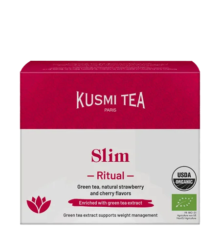 Porcovaný zelený čaj na zrychlení metabolismu Slim Ritual, 18 sáčků