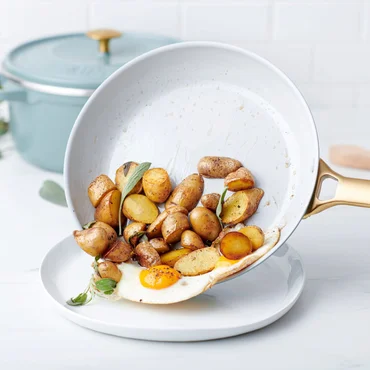 GreenPan Nepřilnavá keramická pánev Padova 28 cm, zelená