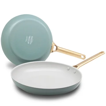 GreenPan Sada 2 nepřilnavých keramických pánví Padova 26 + 30 cm, zelená