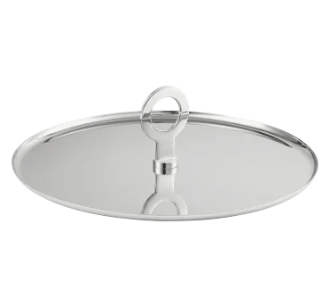 Christofle Nerezový servírovací tác, Oh, Ø 27 cm