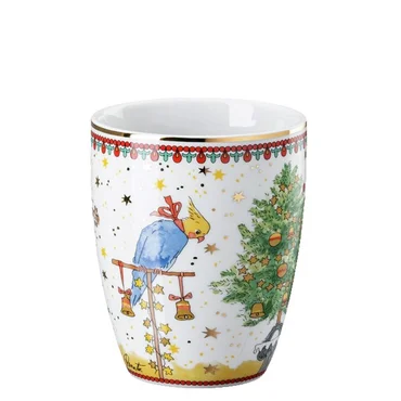 Rosenthal Vánoční hrnek s uchem II, Babi a děda, Vánoční světýlka, 360 ml
