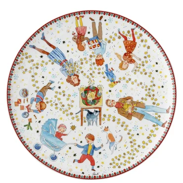 Rosenthal Velký vánoční talíř, Vánoční světýlka, Ø 28 cm