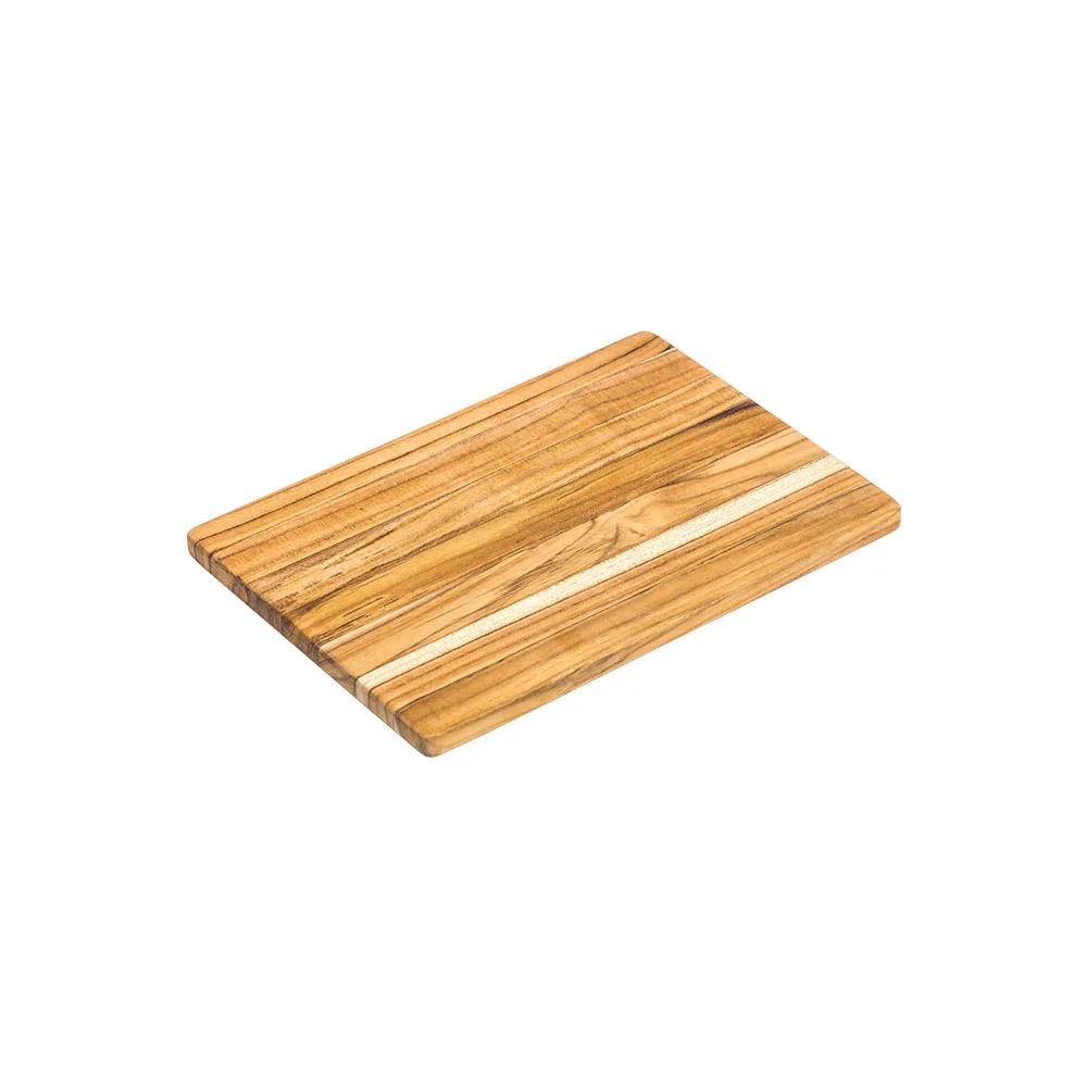 Prkénko na krájení Essential, velikost S, 30,5 x 20 x 1,5 cm, přírodní teak