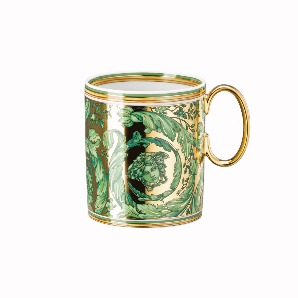 Hrnek Versace Medusa Garland, 300 ml, zelená
