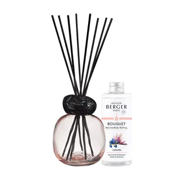 Maison Berger Paris Aroma difuzér Mineral, růžový + náplň Magnolie 180 ml