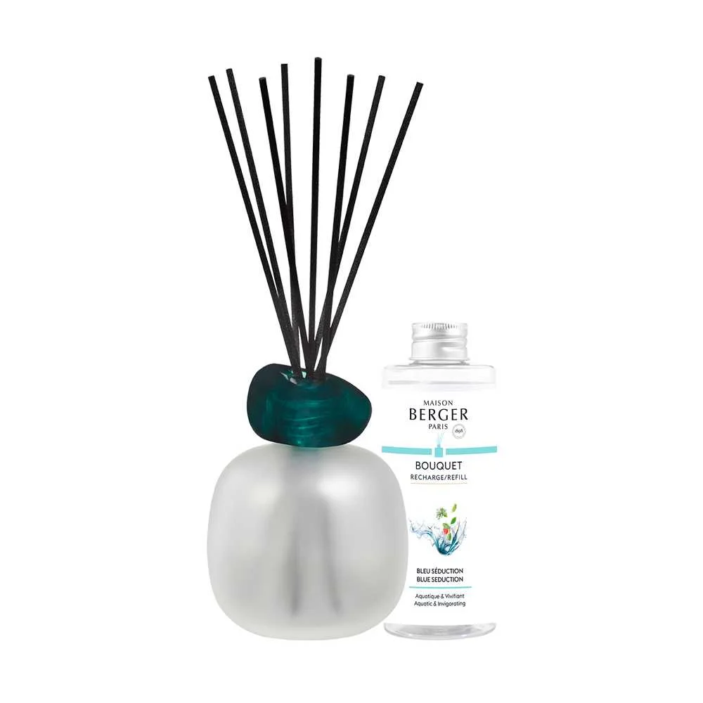 Aroma difuzér Mineral, průhledný + náplň Modrá svůdnost 180 ml