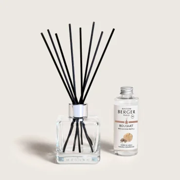 Maison Berger Paris Aroma difuzér Cube + náplň Libanonský cedr 100 ml