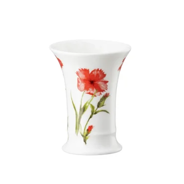 Rosenthal Váza ve tvaru poháru Flower Minis, Červené karafiáty, 9,4 cm
