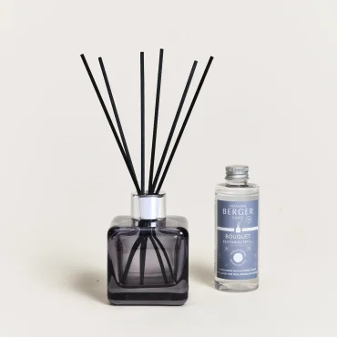 Maison Berger Paris Aroma difuzér Cube + náplň Proti zápachu z prádelny – Květinová vůně 100 ml
