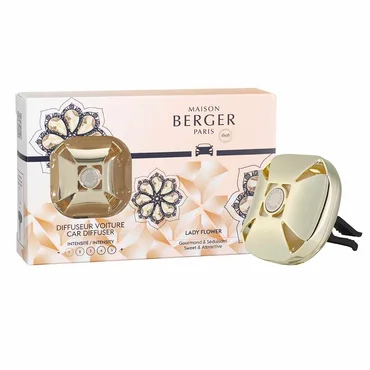 Maison Berger Paris Vůně do auta Eternity Lady Flower, zlaté pouzdro