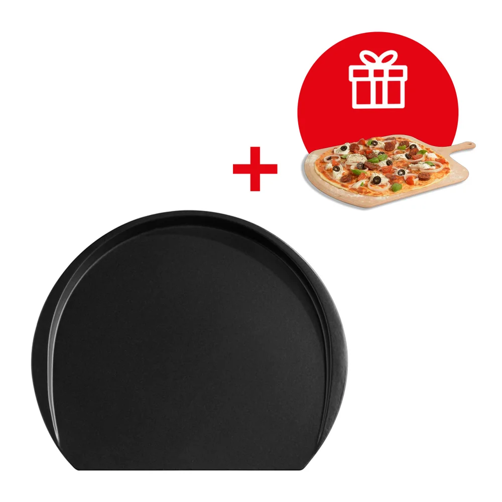 Keramický pizza kámen do trouby i na gril Pizza Station, 42 x 35 cm