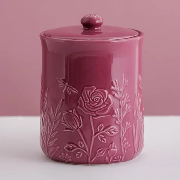 Mason Cash Kameninová dóza s víkem, In the Meadow, 1,85 l, purpurová