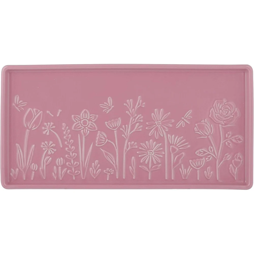Servírovací tác 30 x 15 cm, In the Meadow, růžový