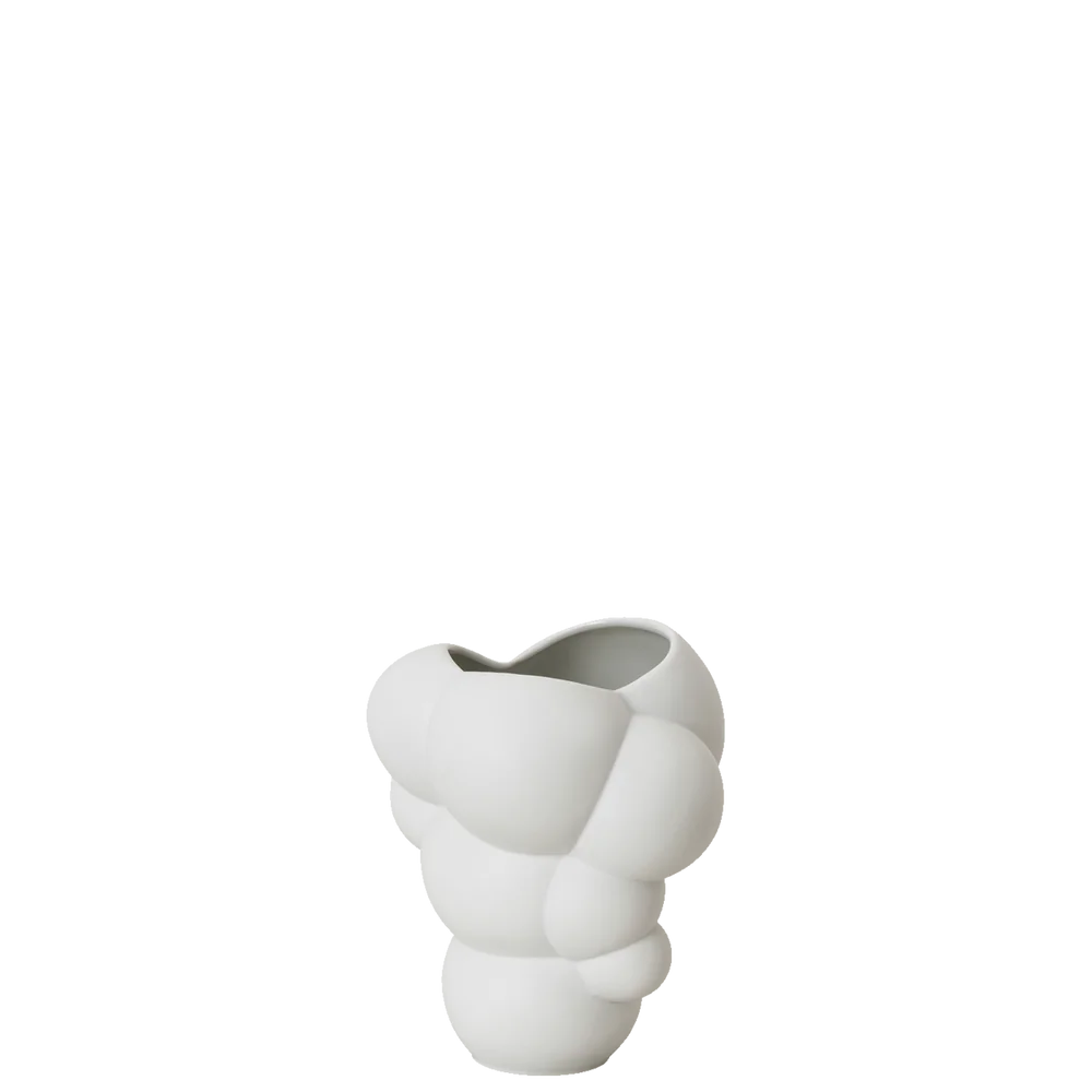 Středně velká váza Skum, kolekce Midivases, 14 cm, bílá
