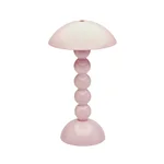 Addison Ross Bezdrátová dobíjecí LED lampa Bobbine, 30 cm, světle růžová
