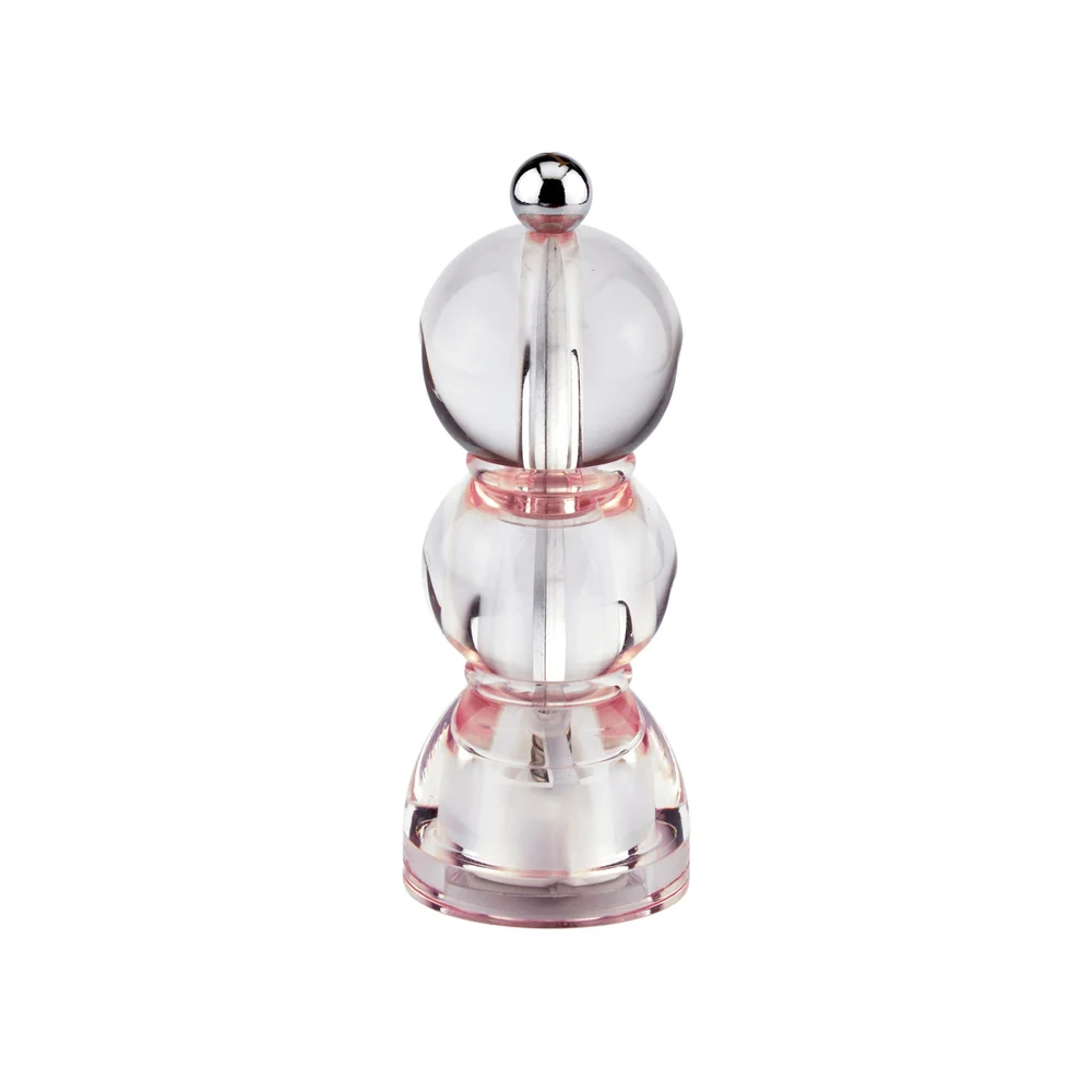 Akrylový mlýnek na sůl nebo pepř Mini BOB Icy, 14 cm, světle růžová