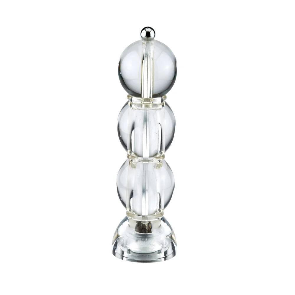 Akrylový mlýnek na sůl nebo pepř Bobbin Icy, 24 cm, transparentní