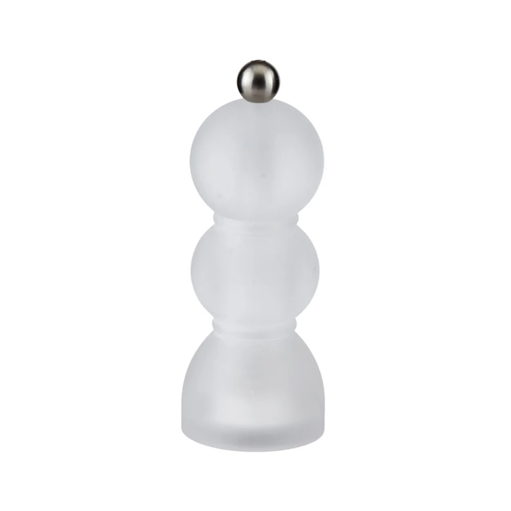 Akrylový mlýnek na sůl nebo pepř Mini BOB Frosty, 14 cm, bílá