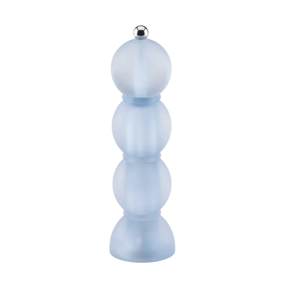 Akrylový mlýnek na sůl nebo pepř Bobbin Frosty, 24 cm, modrá