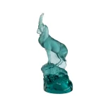 Lalique Křišťálová figurka kozorožce, kolekce Terramineral, světle modrá