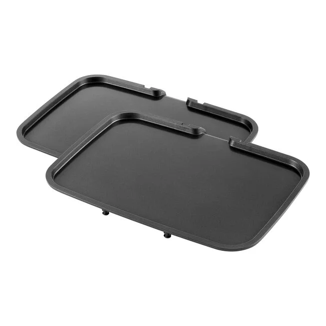 Teppanyaki pláty pro kontaktní a BBQ gril 2v1 Enfinigy, 2 ks