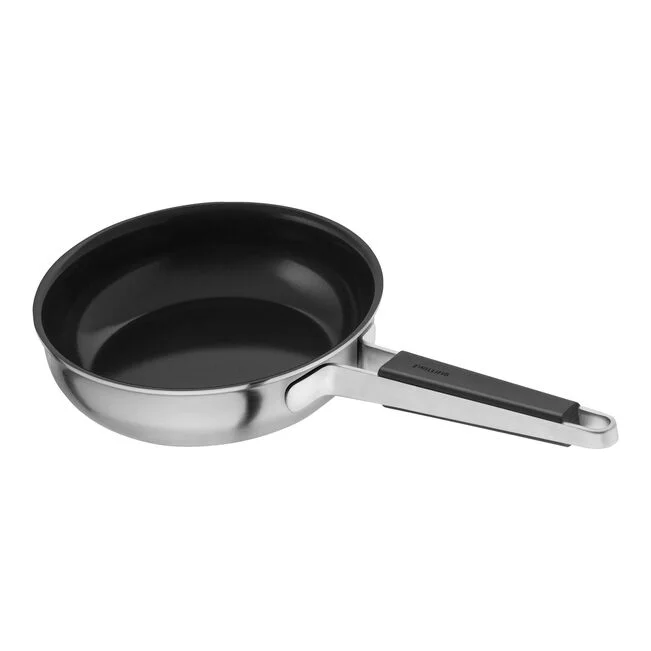 Nepřilnavá pánev Pure s keramickým povrchem, Ø 20 cm, nerezová