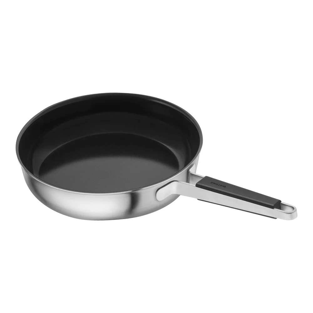 Nepřilnavá pánev Pure s keramickým povrchem, Ø 28 cm, nerezová