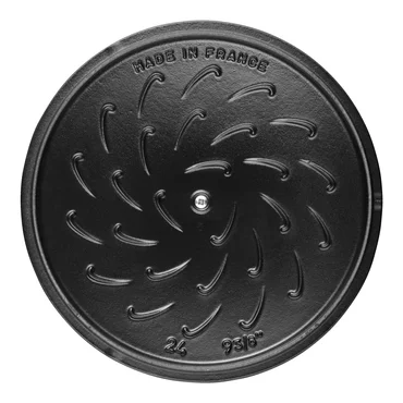 Staub Litinový hrnec s poklicí French oven Vánoční stromek, Ø 24 cm / 3,6 l, bílá