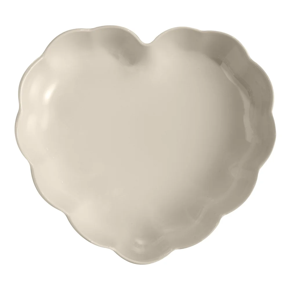 Koláčová forma srdce Madeleine, 26,5 cm, slonová kost