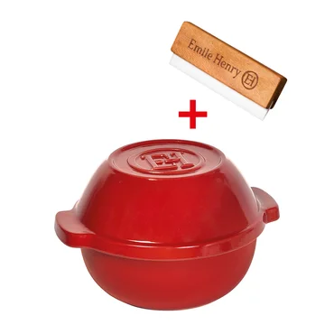 Emile Henry Forma na pečení chleba & hrnec na brambory One Pot Flame, 2 l, granátová
