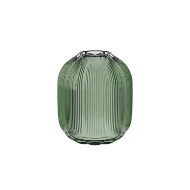 Villeroy & Boch Skleněná váza Fleur, 19 cm, zelená