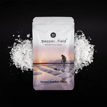 Pepperfield Solné pyramidy - Sea Salt Flakes - výběr největších krystalů solných vloček, 100 g