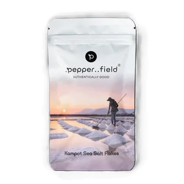 Pepperfield Solné pyramidy - Sea Salt Flakes - výběr největších krystalů solných vloček, 100 g