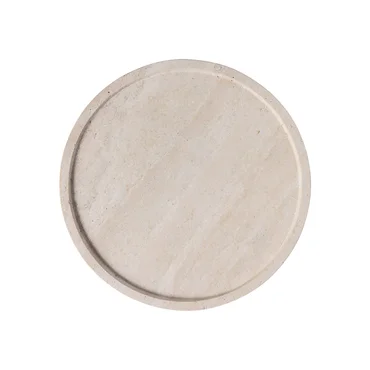 Villeroy & Boch Servírovací podnos z přírodního kamene Manufacture Travertine, Ø 24,5 cm